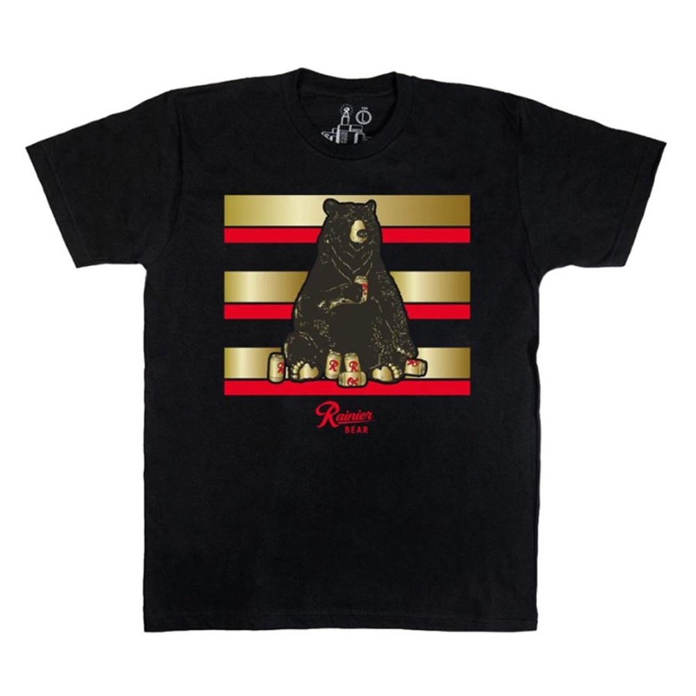 Casual Industrees Men's Rainier Bear Hi-Vis T-Shirt